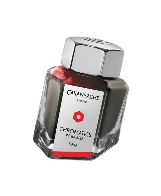  CARAN D’ACHE, Chromatics Infra Red Ink Bottle 50 ml, SKU: 8011.070 | watchphilosophy.co.uk