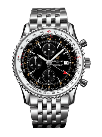 Men's watch / unisex  BREITLING, Navitimer Chronograph GMT / 46mm, SKU: A24322121B2A1 | watchphilosophy.co.uk