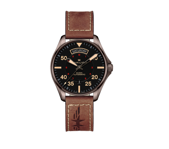 Men's watch / unisex  HAMILTON, Khaki Aviation Day Date Auto / 42mm, SKU: H64605531 | watchphilosophy.co.uk