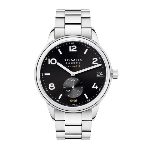 Men's watch / unisex  NOMOS GLASHÜTTE, Club Sport Neomatik 42 Date Black / 42mm, SKU: 781 | watchphilosophy.co.uk