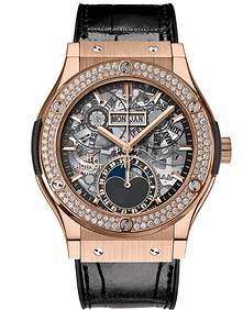 Classic Fusion Aerofusion Moonphase King Gold Diamonds / 42mm