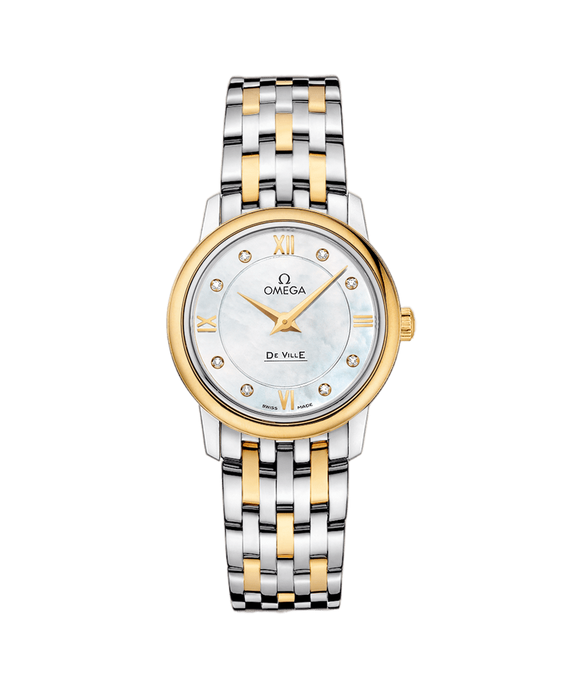 Ladies' watch  OMEGA, De Ville Prestige Quartz / 27.4mm, SKU: 424.20.27.60.55.001 | watchphilosophy.co.uk