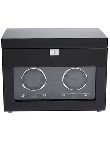 Savoy Double Watch Winder With Storage