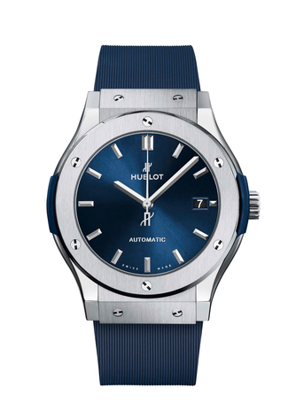 Men's watch / unisex  HUBLOT, Classic Fusion Titanium Blue / 45mm, SKU: 511.NX.7170.RX | watchphilosophy.co.uk
