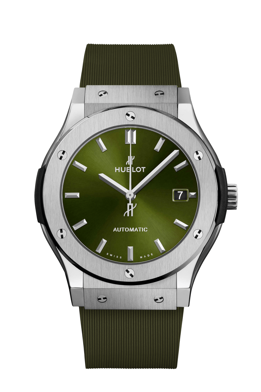 Men's watch / unisex  HUBLOT, Classic Fusion Titanium Green / 45mm, SKU: 511.NX.8970.RX | watchphilosophy.co.uk