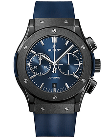 Classic Fusion Ceramic Blue Chronograph / 45mm