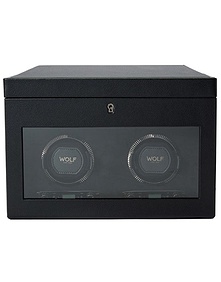 British Racing Double Watch Winder With Storage