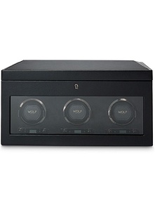 British Racing Triple Watch Winder With Storage