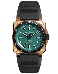 BR 03-92 Diver Black & Green Bronze / 42mm