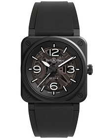 BR 03 Skeleton Black Ceramic / 41mm