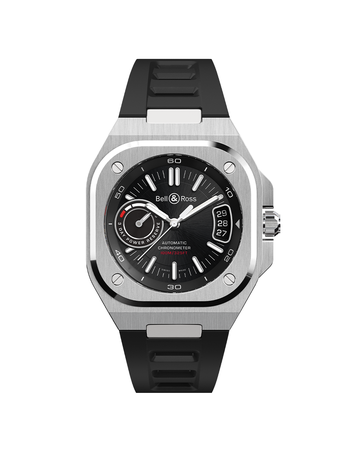 Men's watch / unisex  BELL & ROSS, BR-X5 Black Steel / 41mm, SKU: BRX5R-BL-ST/SRB | watchphilosophy.co.uk