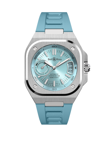 Men's watch / unisex  BELL & ROSS, BR-X5 Ice Blue Steel / 41mm, SKU: BRX5R-IB-ST/SRB | watchphilosophy.co.uk
