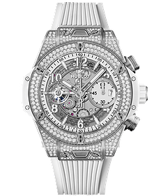 Big Bang Unico Titanium White Pave / 42mm