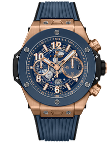 Big Bang Unico King Gold Blue Ceramic / 44mm