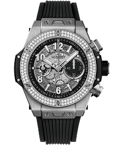 Big Bang Unico Titanium Diamonds / 44mm