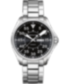 Khaki Aviation Pilot Day Date Quartz / 42mm