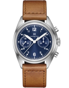 Khaki Aviation Pilot Pioneer Mechanical Chrono / 40mm