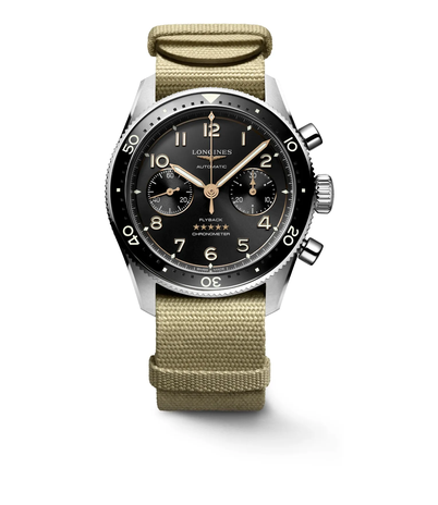 Men's watch / unisex  LONGINES, Spirit Flyback / 42mm, SKU: L3.821.4.53.9 | watchphilosophy.co.uk