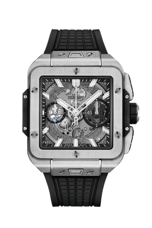 Men's watch / unisex  HUBLOT, Square Bang Unico Titanium / 42mm, SKU: 821.NX.0170.RX | watchphilosophy.co.uk