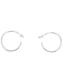 Elegance Rhodium Silver Earrings