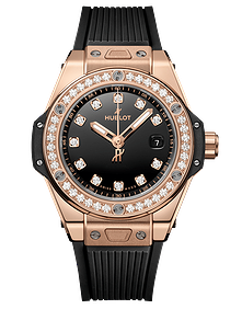 Big Bang One Click King Gold Diamonds / 33mm