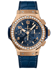 Big Bang Gold Blue Diamonds / 41mm