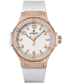 Big Bang Gold White Pave / 38mm