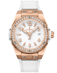 Big Bang One Click King Gold White Diamonds / 33mm