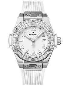 Big Bang One Click Steel White Diamonds / 33mm