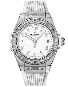 Big Bang One Click Steel White Diamonds / 39mm