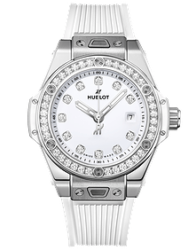 Big Bang One Click Steel White Diamonds / 33mm