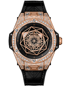 Big Bang Sang Bleu King Gold Pave / 39mm