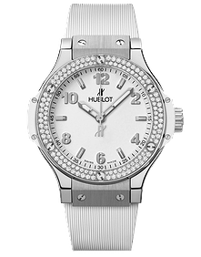 Big Bang Steel White Diamonds / 38mm