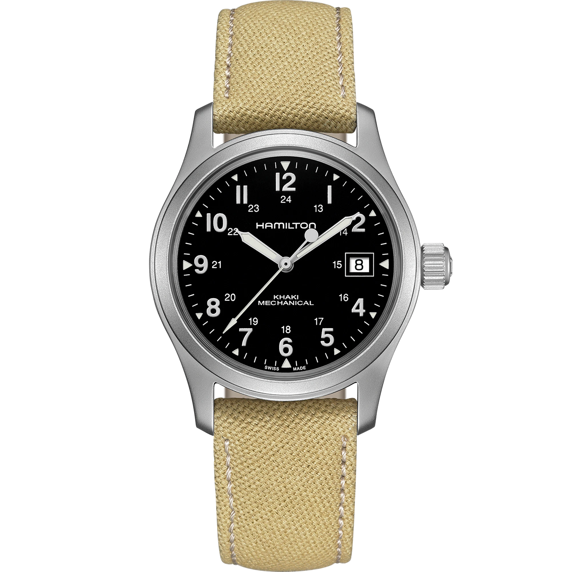 Men's watch / unisex  HAMILTON, Khaki Field Mechanical / 38mm, SKU: H69439933 | watchphilosophy.co.uk