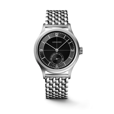 Men's watch / unisex  LONGINES, Heritage Classic-Sector Dial / 38.50mm, SKU: L2.828.4.53.6 | watchphilosophy.co.uk