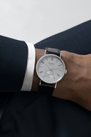Men's watch / unisex NOMOS GLASHÜTTE, Tangente Neomatik 39 Platinum Gray / 38.50mm, SKU: 144 | watchphilosophy.co.uk