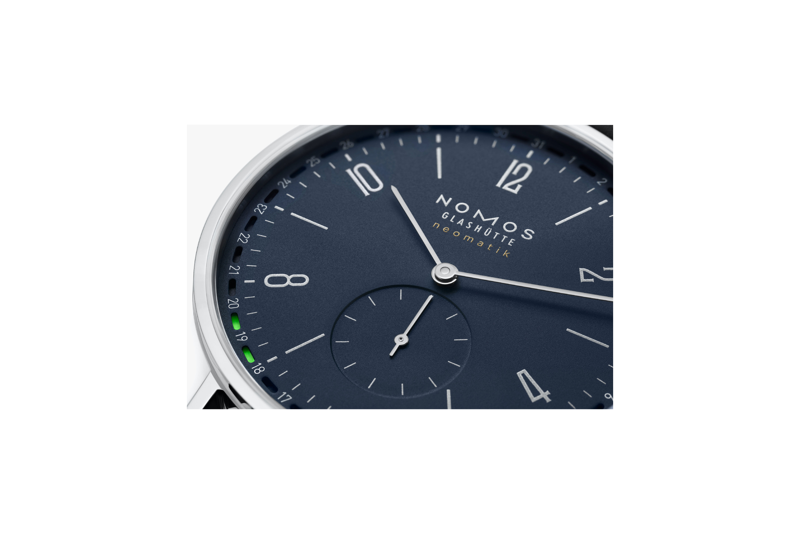 Men's watch / unisex NOMOS GLASHÜTTE, Tangente Neomatik 41 Update Midnight Blue / 40.50mm, SKU: 182 | watchphilosophy.co.uk