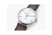 Men's watch / unisex NOMOS GLASHÜTTE, Ludwig 38 Enamel White / 37.5mm, SKU: 236 | watchphilosophy.co.uk