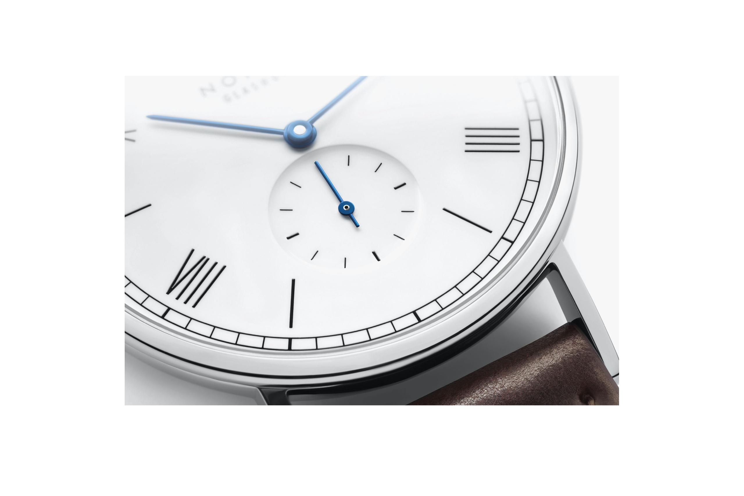 Men's watch / unisex NOMOS GLASHÜTTE, Ludwig 38 Enamel White / 37.5mm, SKU: 237 | watchphilosophy.co.uk