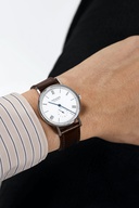 Men's watch / unisex  NOMOS GLASHÜTTE, Ludwig 38 Enamel White / 37.5mm, SKU: 236 | watchphilosophy.co.uk