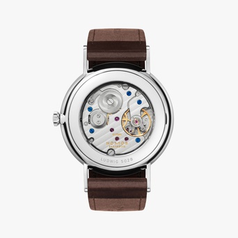 Men's watch / unisex  NOMOS GLASHÜTTE, Ludwig 38 Enamel White / 37.5mm, SKU: 237 | watchphilosophy.co.uk