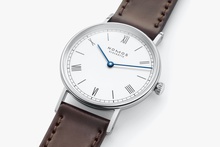 Ladies' watch NOMOS GLASHÜTTE, Ludwig 33 Duo Enamel White / 32.80mm, SKU: 242 | watchphilosophy.co.uk