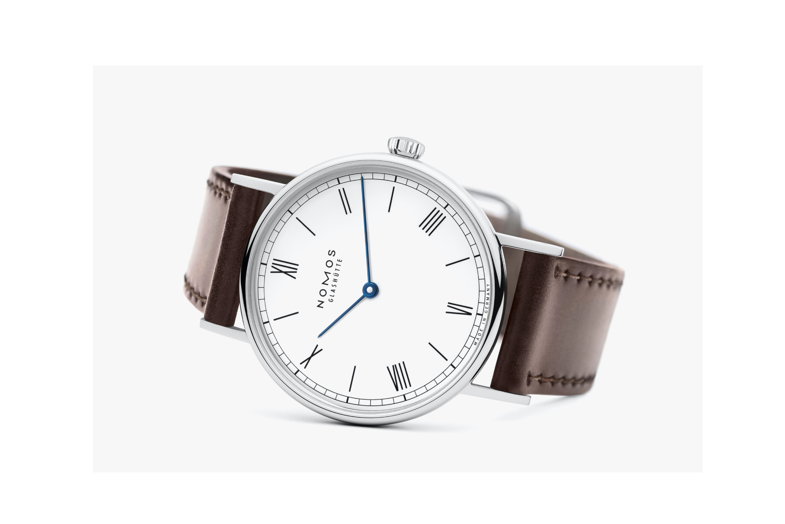 Ladies' watch NOMOS GLASHÜTTE, Ludwig 33 Duo Enamel White / 32.80mm, SKU: 249 | watchphilosophy.co.uk