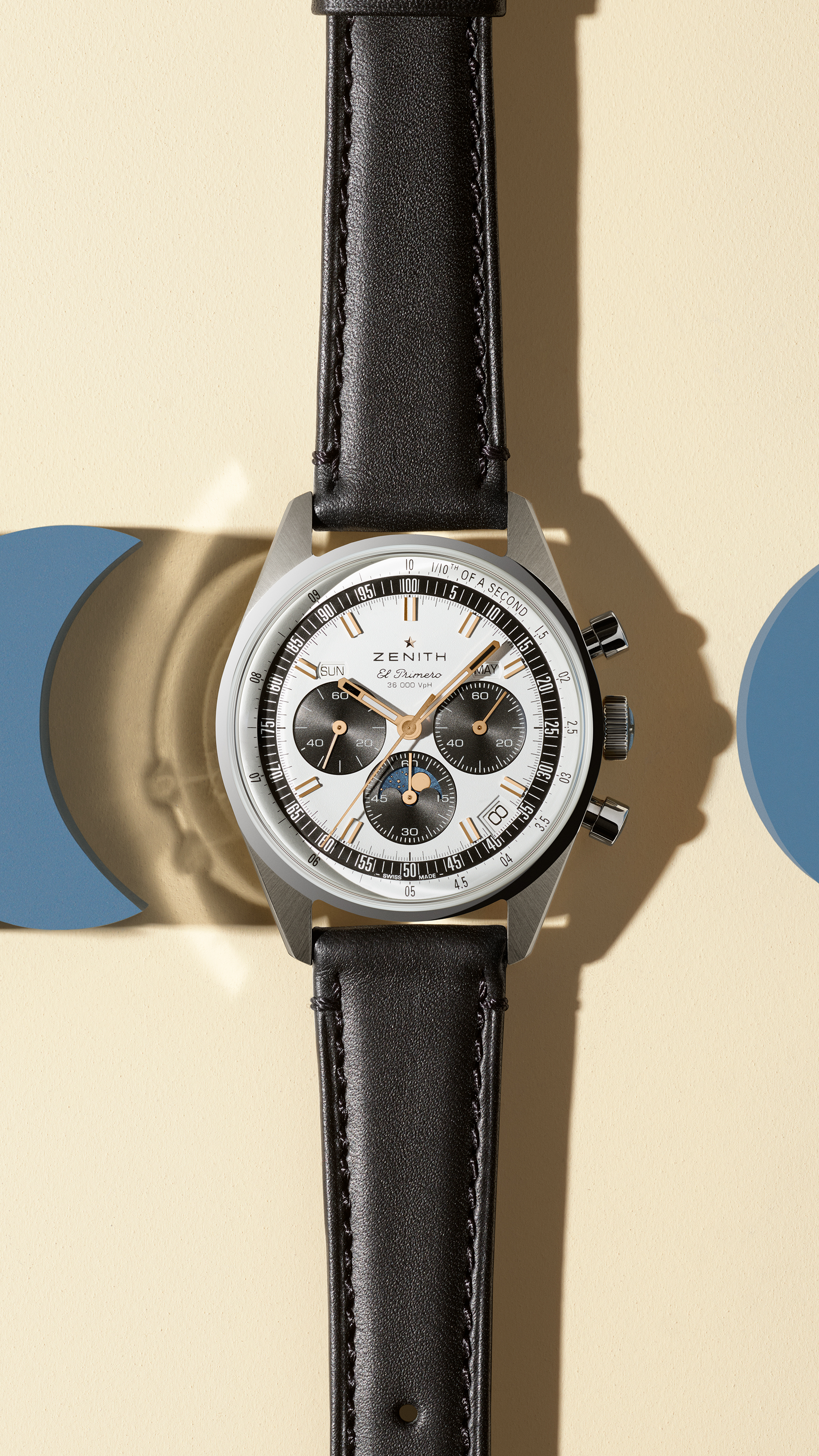 Men's watch / unisex  ZENITH, Chronomaster Original Triple Calendar / 38mm, SKU: 03.3400.3610/38.C911 | watchphilosophy.co.uk