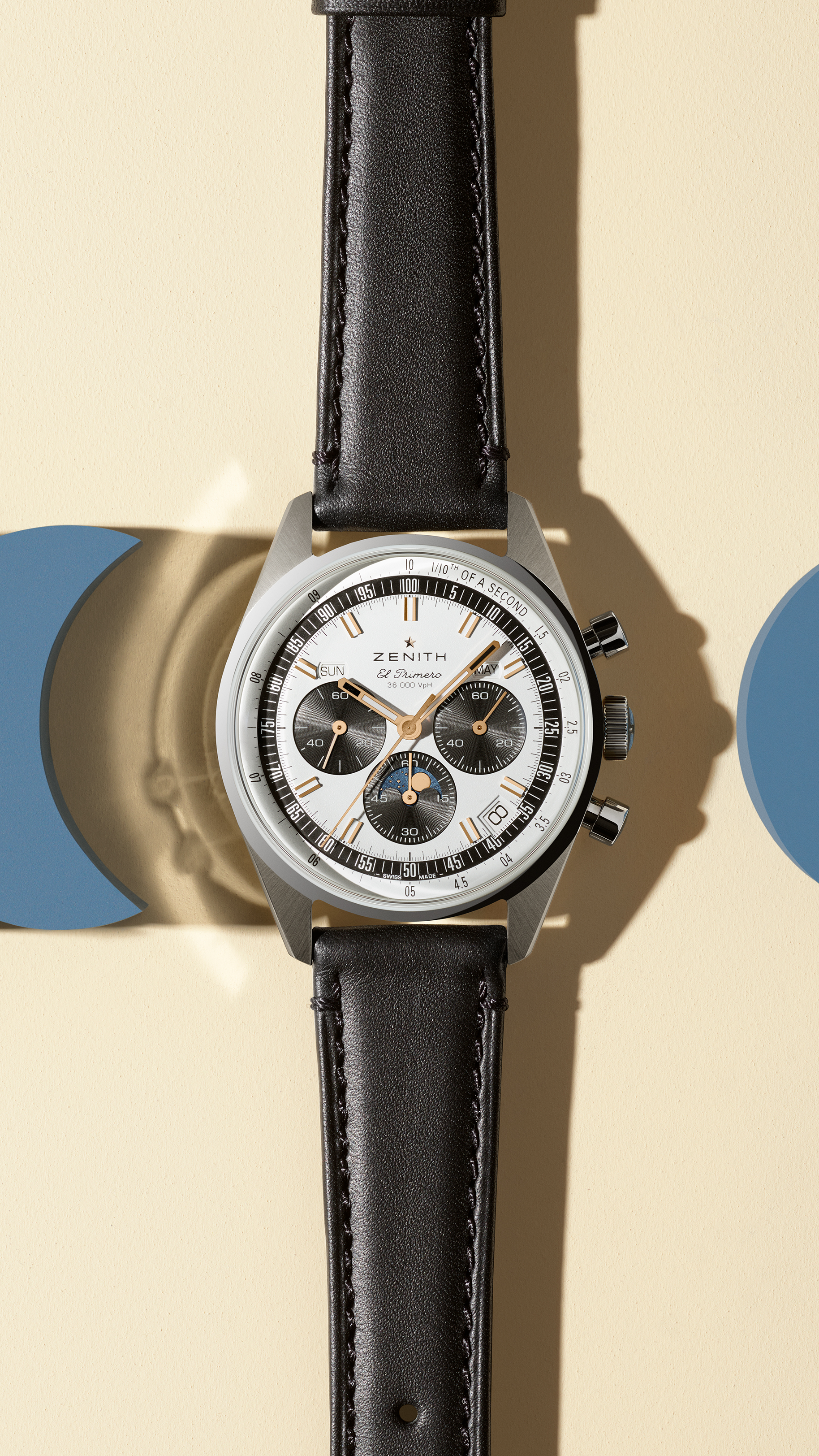 Men's watch / unisex ZENITH, Chronomaster Original Triple Calendar / 38mm, SKU: 03.3400.3610/38.C911 | watchphilosophy.co.uk
