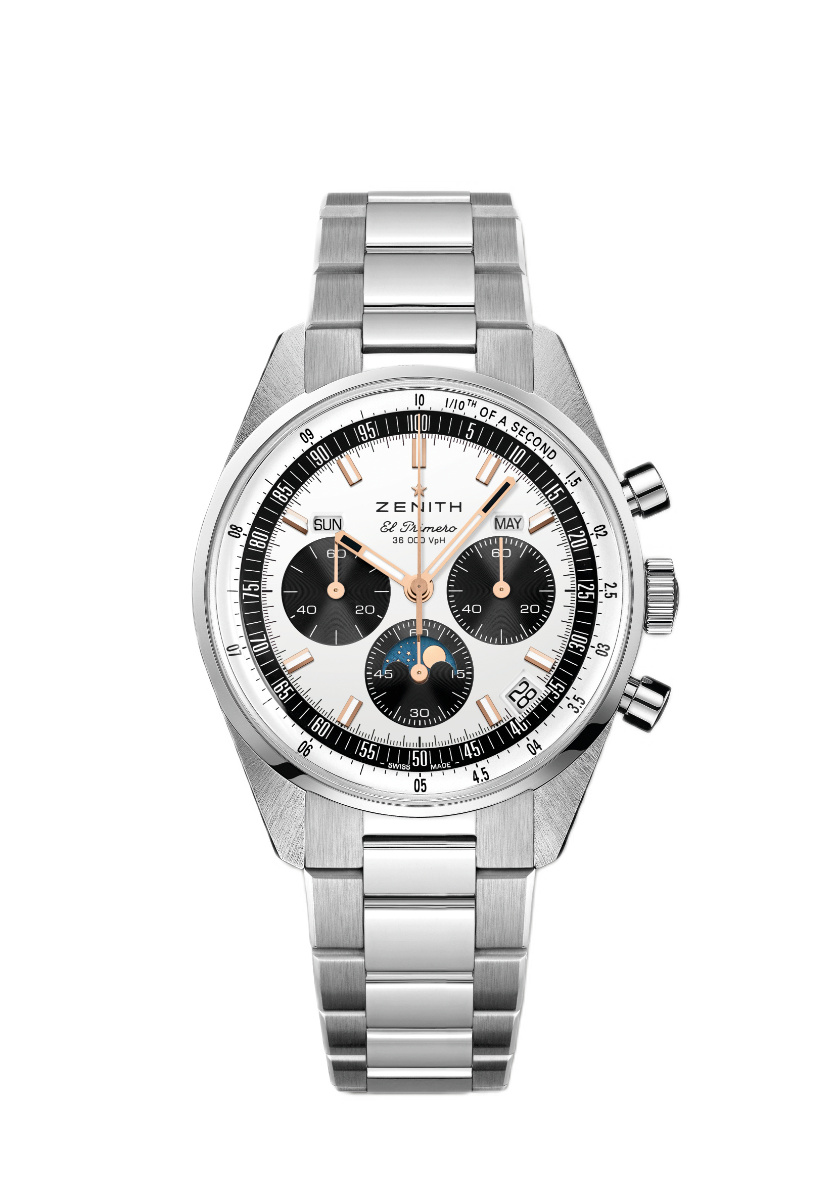Men's watch / unisex ZENITH, Chronomaster Original Triple Calendar / 38mm, SKU: 03.3400.3610/38.M3200 | watchphilosophy.co.uk