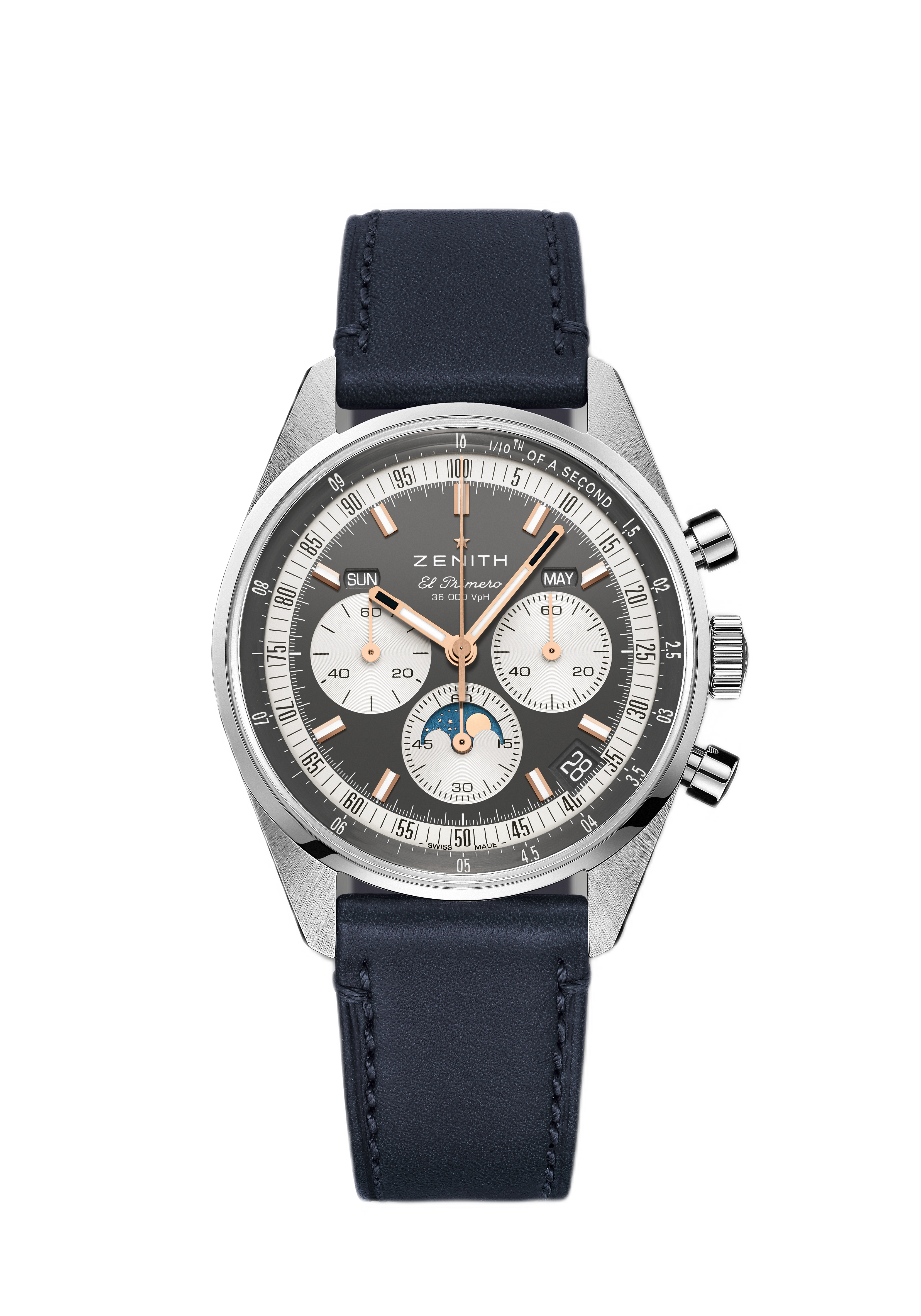 Men's watch / unisex ZENITH, Chronomaster Original Triple Calendar / 38mm, SKU: 03.3400.3610/39.C910 | watchphilosophy.co.uk