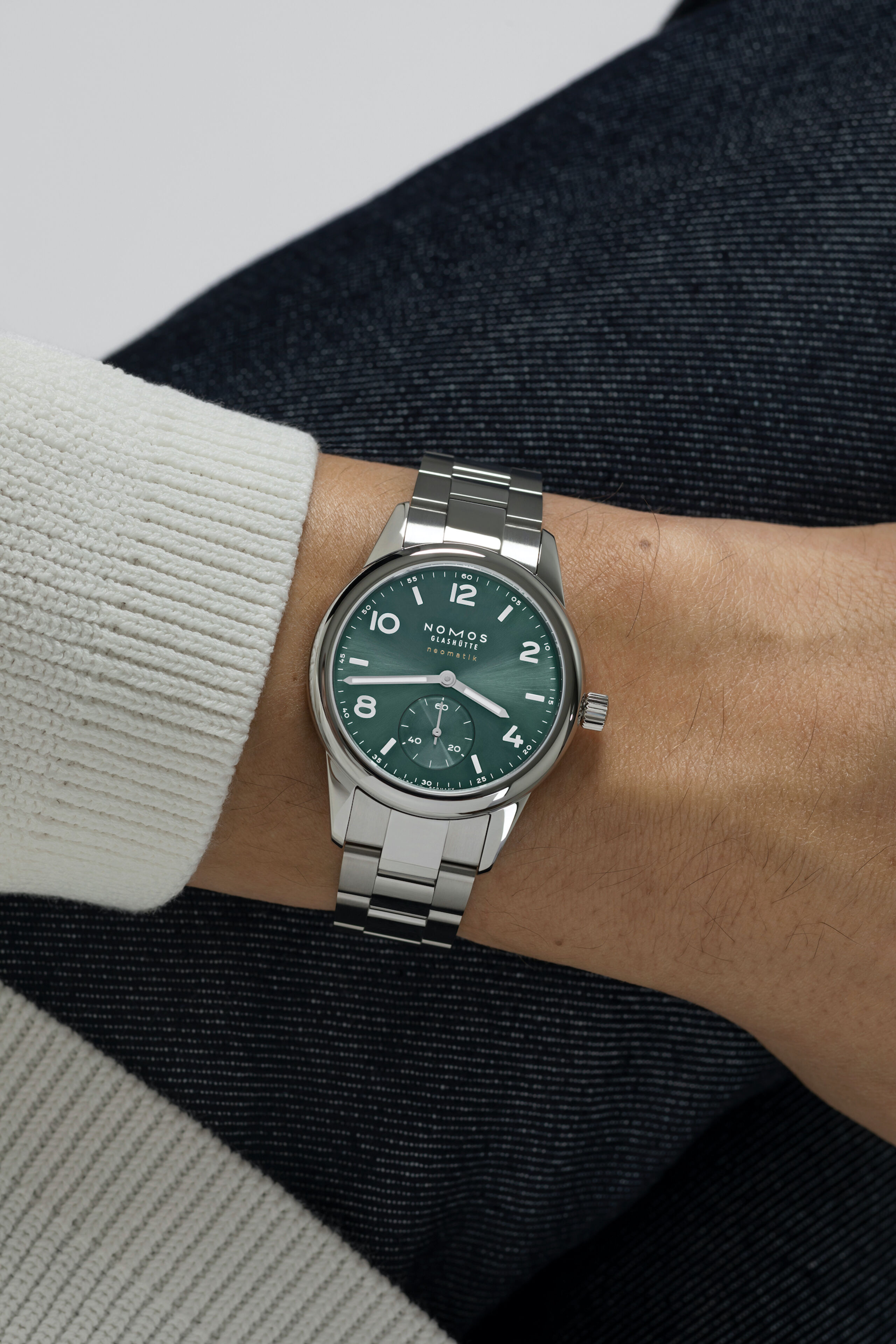 Men's watch / unisex NOMOS GLASHÜTTE, Club Sport Neomatik Petrol / 37mm, SKU: 745 | watchphilosophy.co.uk