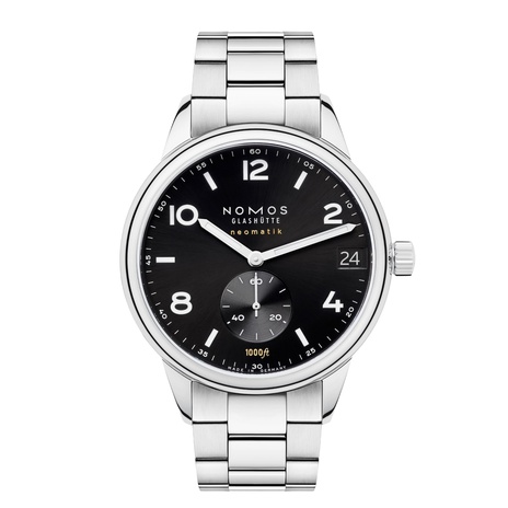 Men's watch / unisex NOMOS GLASHÜTTE, Club Sport Neomatik 42 Date Black / 42mm, SKU: 781 | watchphilosophy.co.uk