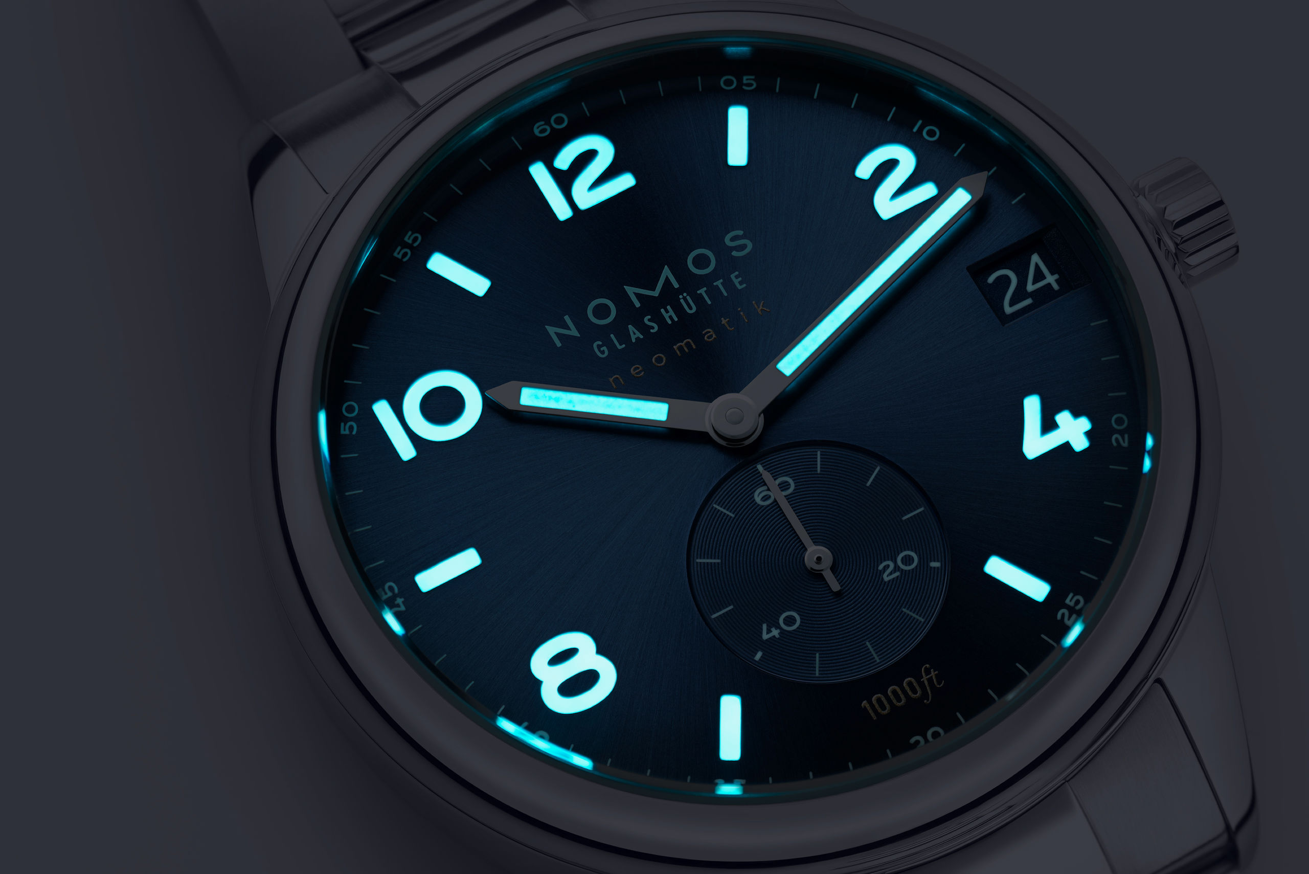 Men's watch / unisex NOMOS GLASHÜTTE, Club Sport Neomatik 42 Date Blue / 42mm, SKU: 782 | watchphilosophy.co.uk